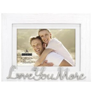 "Love You More" Mat Picture Frame 
