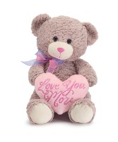 "Love You More" Plush Bear