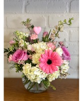 Love You Most  Bubble bowl arrangement