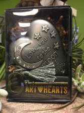 'Love You to the Moon and Back' Art Heart 