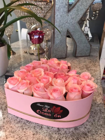 Lovely and Sweet  Heart pink box