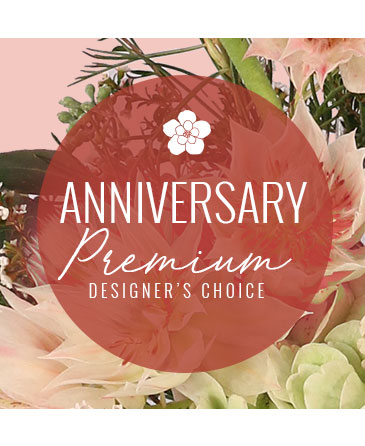 Lovely Anniversary Florals Premium Designer's Choice in Brenham, TX | Sunny Day Blossoms Design Studio