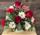 Your'e ADORA-bowl  Roses and carnations with beautiful greenery 