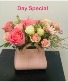 Lovely, elegant purse. special  Flower arrangement