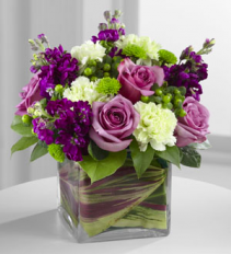 Lovely Expressions  Square Vase arrangement