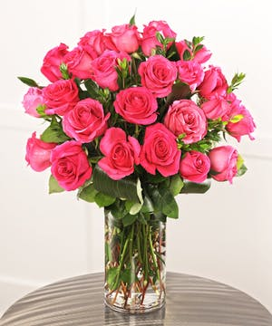  Hot Pink Roses  
