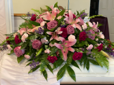 Elegant Embrace Casket Cover