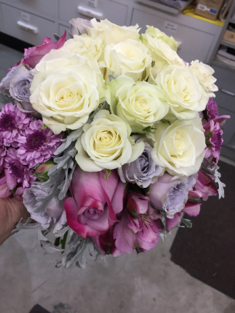 Lovely Lavender Handheld Nosegay in Berwick, LA | TOWN & COUNTRY FLORIST & GIFTS, INC.