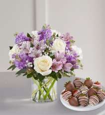 Lovely Lavender Medley™ with Strawberries 