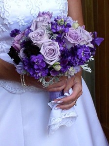 Lovely Lavender & Purple Wedding Bouquet