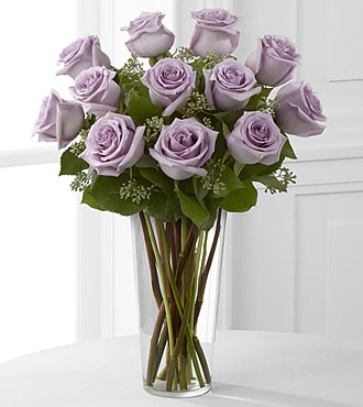 Lovely Lavender Rose Vase