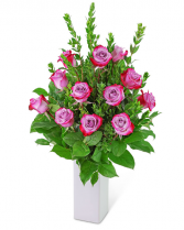 Lovely Lavender Roses (12) Flower Arrangement