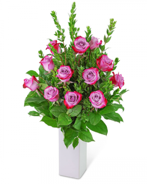 Lovely Lavender Roses (12) Flower Arrangement in Nevada, IA | Flower Bed Lovely Lavender Roses (12) Flower Arrangement in Nevada, IA | Flower Bed