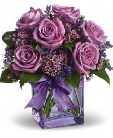 Lovely Lavender Vase in Janesville, WI | Floral Expressions