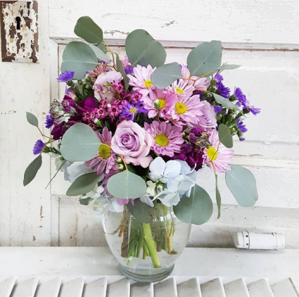 Lovely Lavender Vase Arrangement