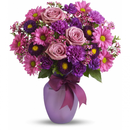 Lovely Lavender Vased Arrangement
