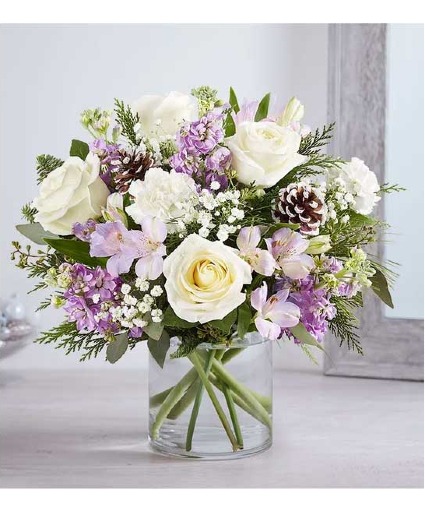 Lovely Lavender Winter vase