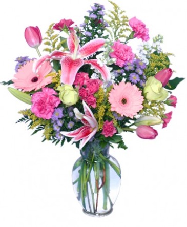 Lovely lavenders vase arrangement in Bunnell, FL | The Green Thumb Flower & Boutique