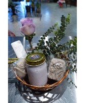 Lovely Lilac Spa Gift Basket 
