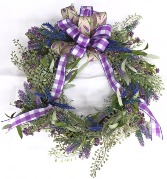 Lovely Lilac Wreath Permanent Botanical 