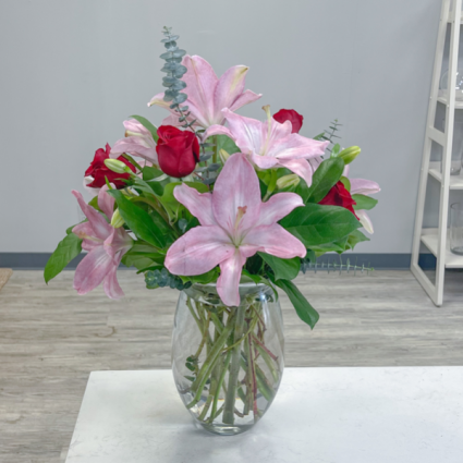 Lovely Lilies Vase Arrangement