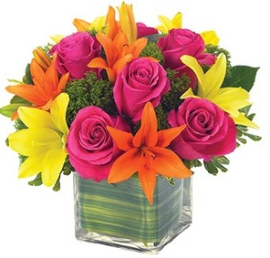 Lovely Lily & Rose Celebration Bouquet Mother's Day