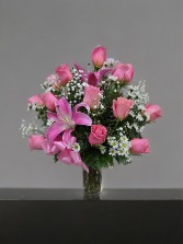 Lovely Pink  Vase Arrangement