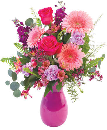 Lovely Pinks Bouquet in Abbotsford, BC | BUCKETS FRESH FLOWER MARKET INC.