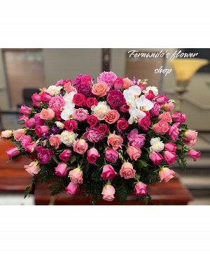 Lovely Pinks Funeral