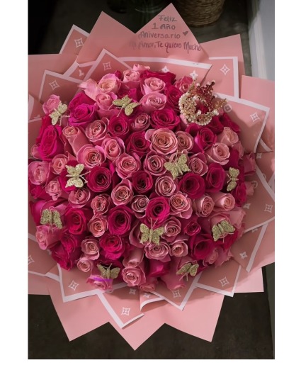 Lovely Pinks Ramo 150 Roses