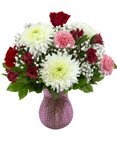 Lovely Sentiment Bouquet FHF-V911 Fresh flower vase arrangement local delivery only