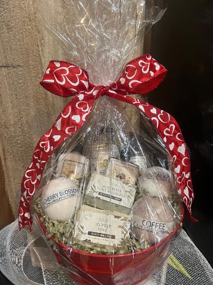 Lovely Spa Basket Handmade Spa Gift Items