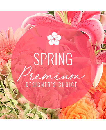 Lovely Spring Florals Premium Designer's Choice in Charleston, IL | BELLS FLOWER CORNER