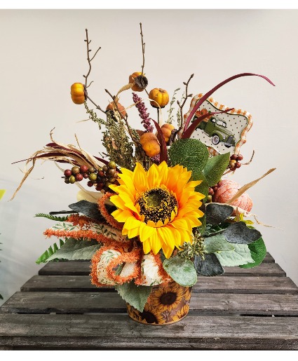 Lovely Sunflowers Permanent Botanical Design