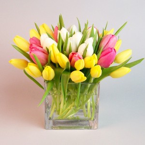 Lovely Tulips Fresh Arrangement