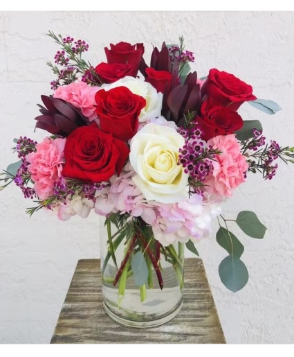 Lovely Valentine Vase Arrangement 