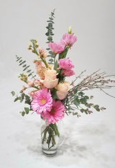 Love's Blush Vase Arrangement