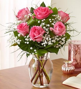 Loves Embrace Pink Roses