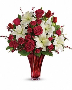 Love's Passion Bouquet Teleflora in Springfield, IL | FLOWERS BY MARY LOU INC Love's Passion Bouquet Teleflora in Springfield, IL | FLOWERS BY MARY LOU INC