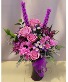 Loves Purple Vase Arrangement