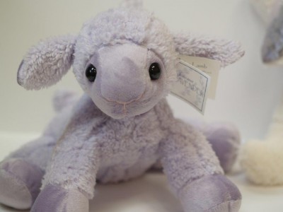 Lovey, the Lavender lamb plush/heat therapy