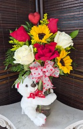 Loving Bear hug  in Windsor, Ontario | K. MICHAEL'S FLOWERS & GIFTS