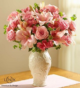 Loving Blooms™ Lenox® Pink Fresh Arrangement