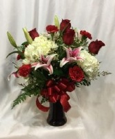 Loving Enchantment FHF-V6931 Fresh Vase Arrangement 