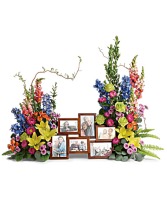 Loving Farewell Photo Tribute Bouquet sympathy arrangements