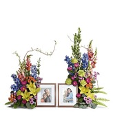 Loving Farewell Photo Tribute Bouquet sympathy arrangements