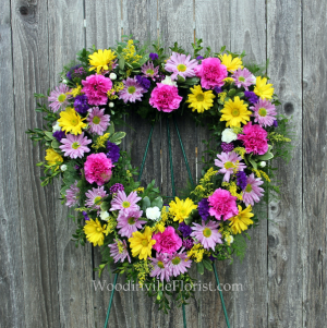 Loving Heart Open Heart Wreath