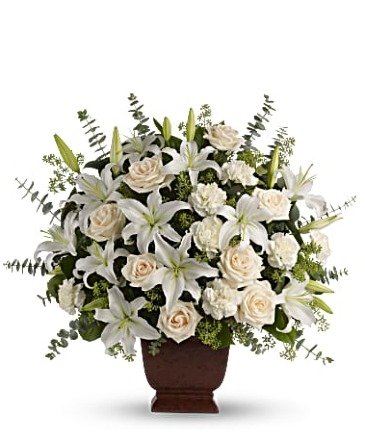 Loving Lilies and Roses Arrangement in Winnipeg, MB | CHARLESWOOD FLORISTS