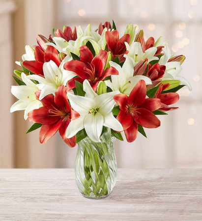 Loving Lilies Vase Arrangement
