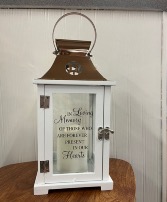 Loving memories lantern Wooden memorial lantern
